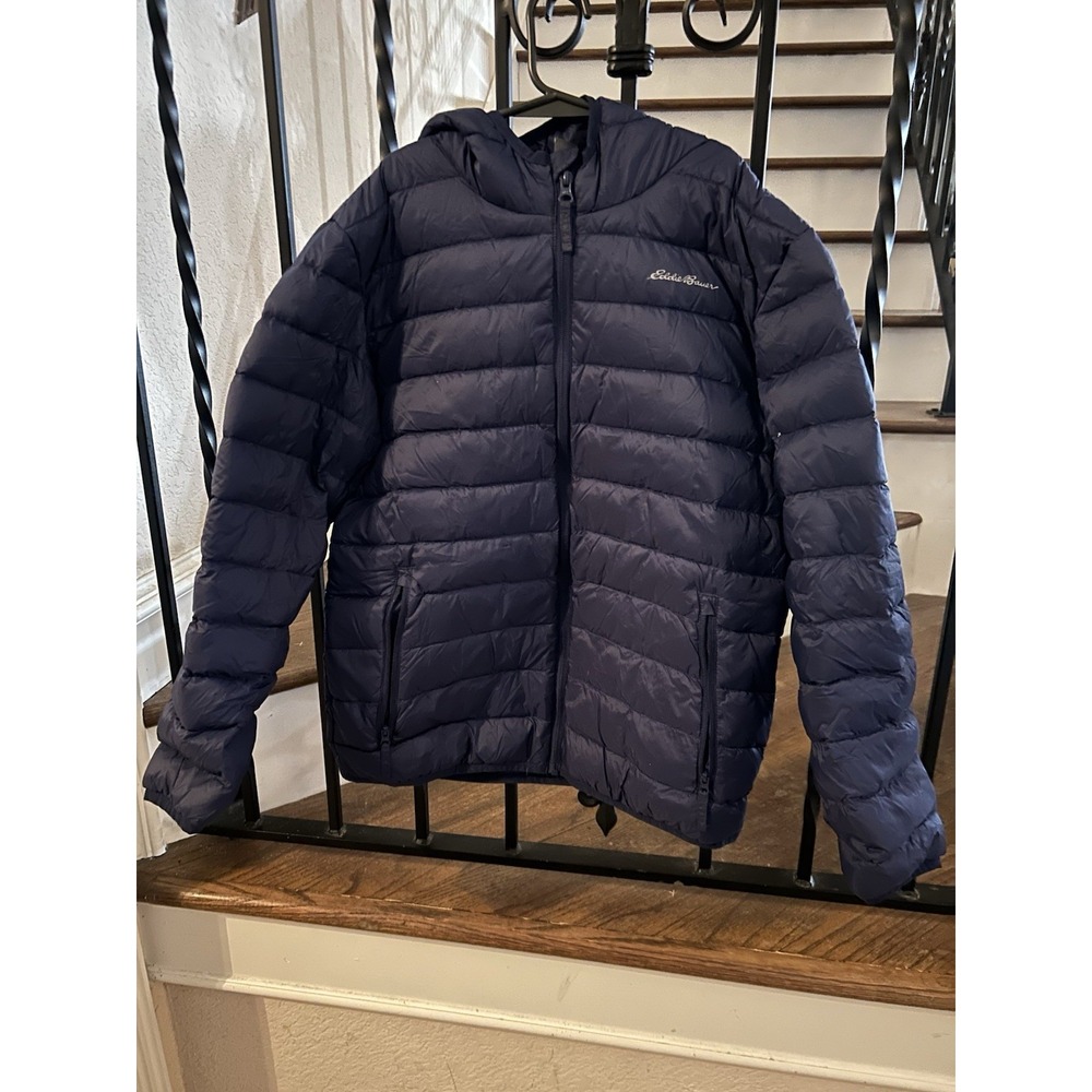 Kids Large Size 14 Eddie Bauer Kids Cirruslite Down Hooded Jacket